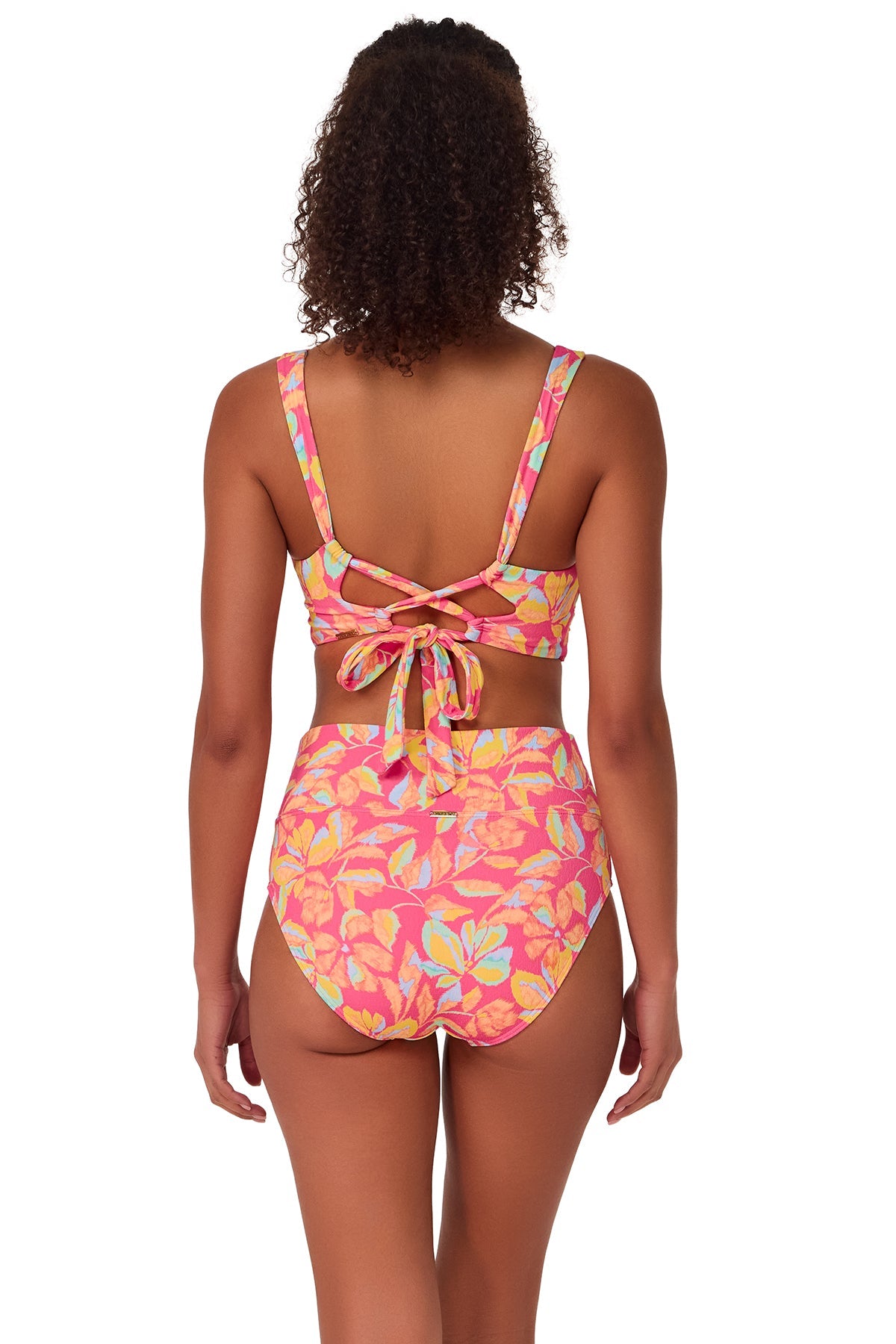 Sunsets Magic Hour Crepe Hannah High Waist Bottom