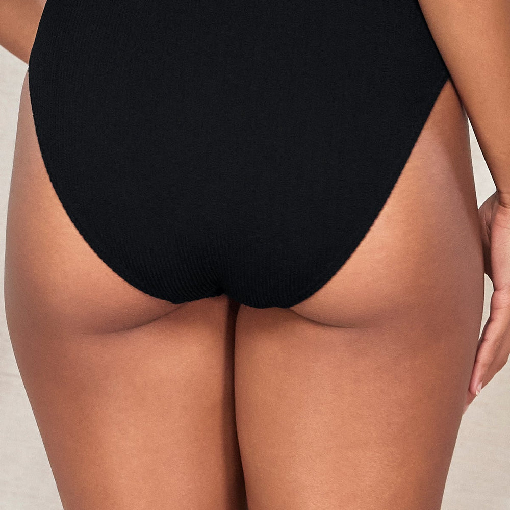 Pacifica Black Astrid High Waist Bottom