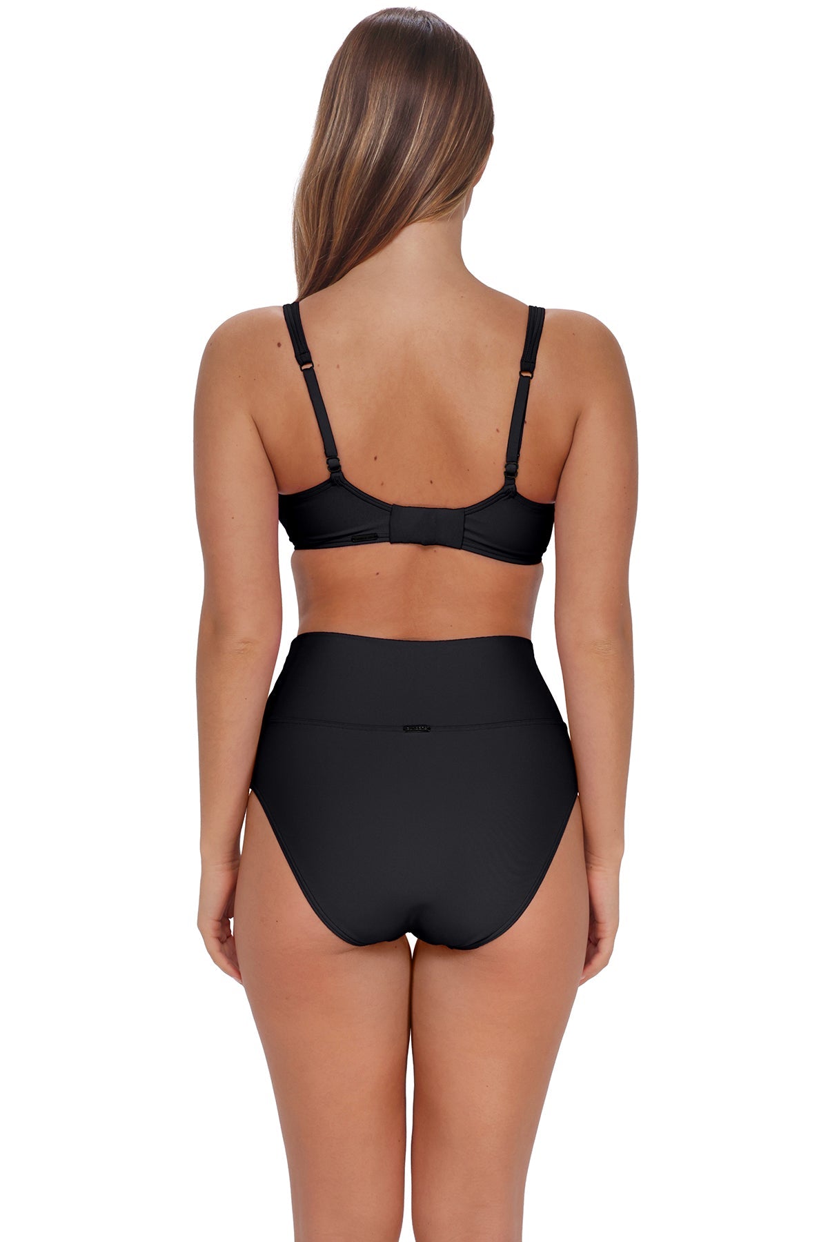 Sunsets Black Arlene High Waist Bottom