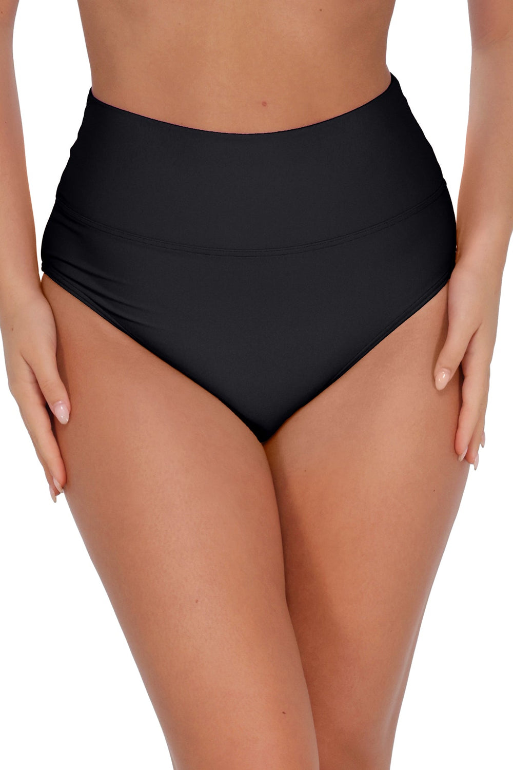 Sunsets Black Arlene High Waist Bottom