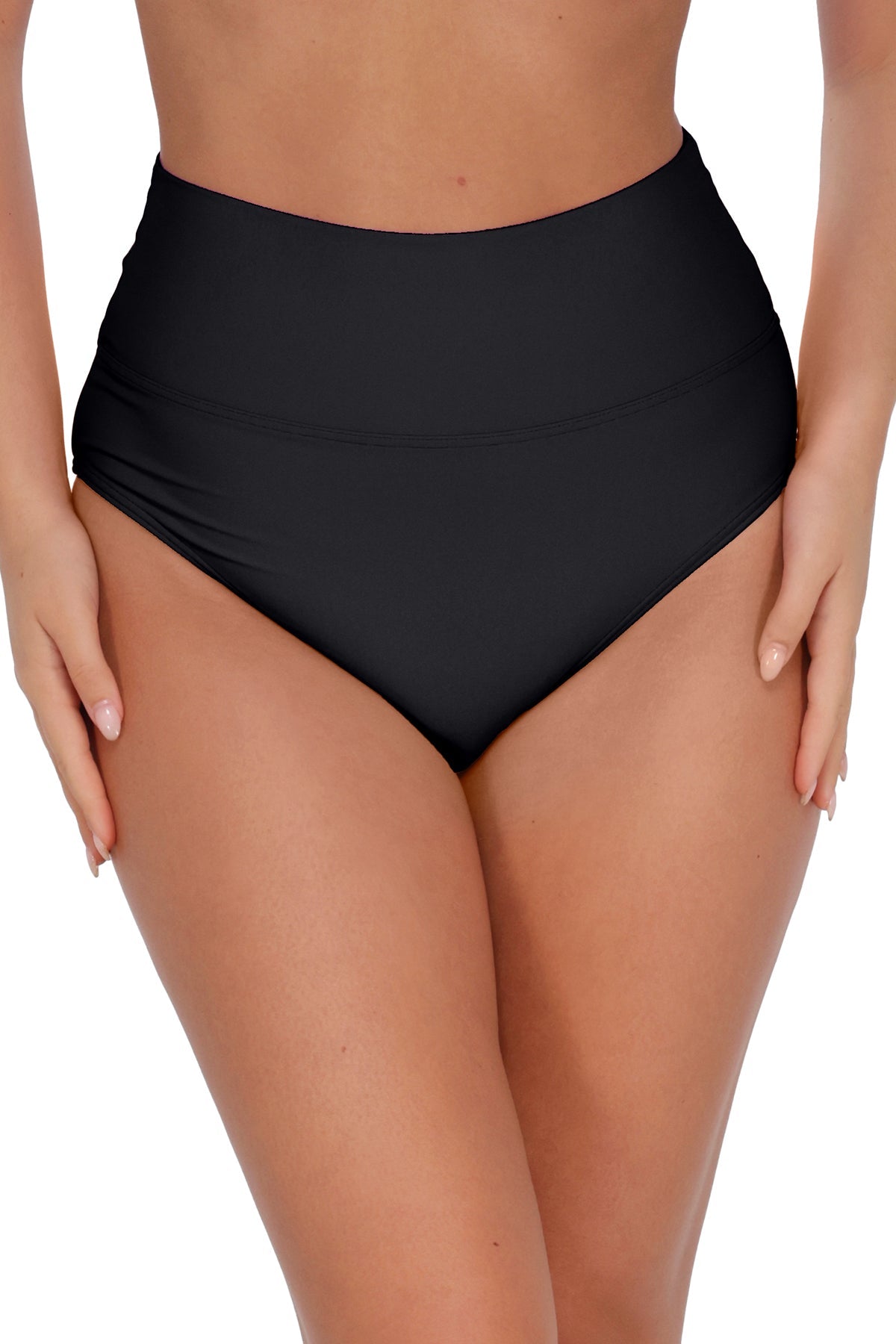 Sunsets Black Arlene High Waist Bottom