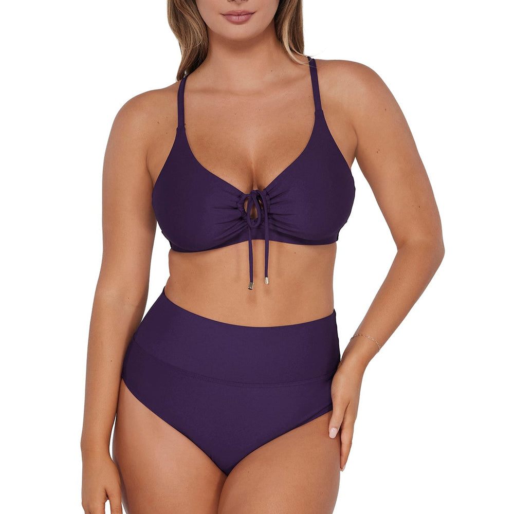 
                      
                        Sunsets Paradise Plum Arlene High Waist Bottom
                      
                    