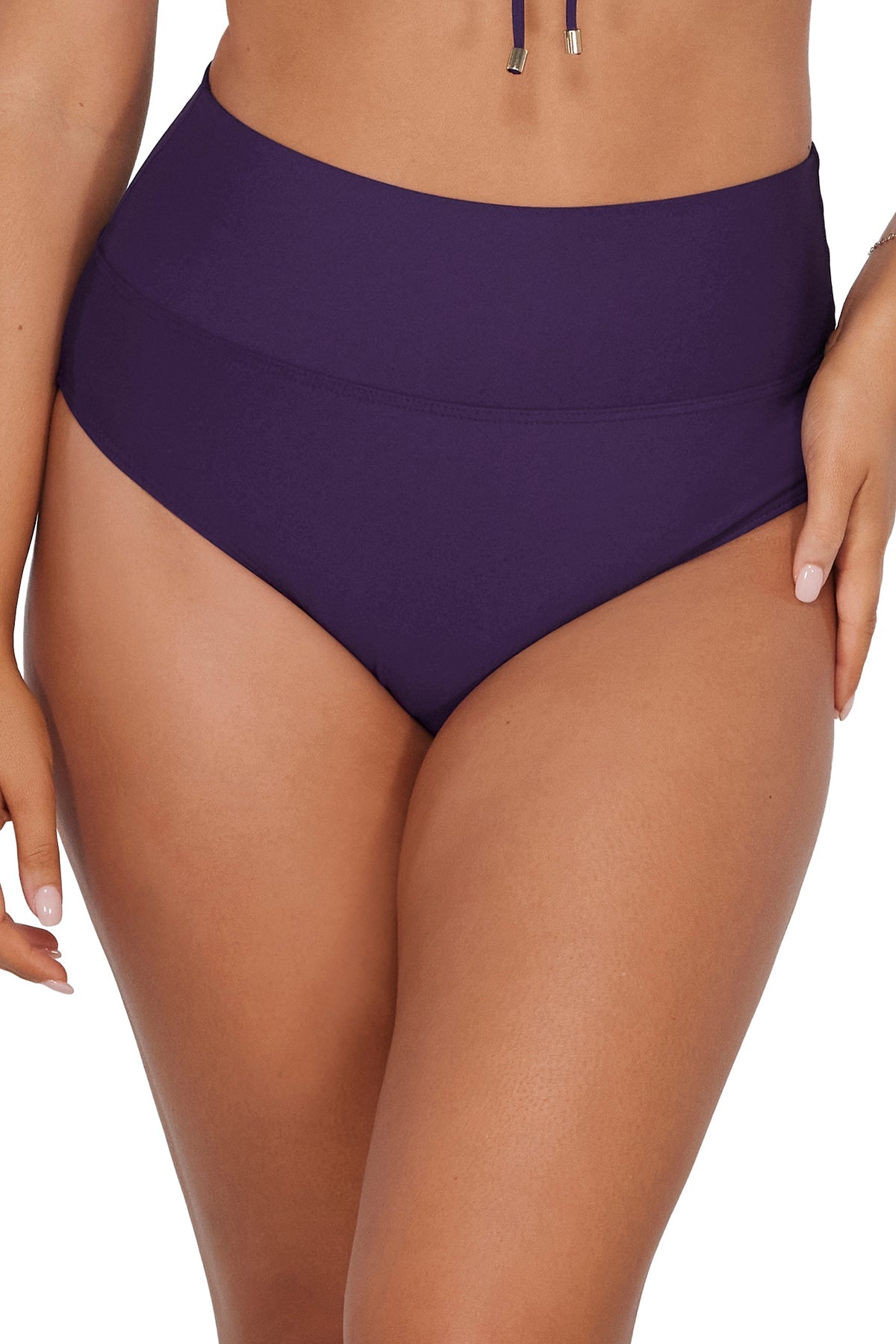 Sunsets Paradise Plum Arlene High Waist Bottom