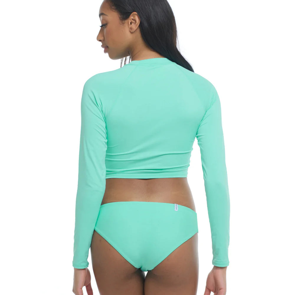 
                      
                        Body Glove Smoothies Let It Be Crop Long-Sleeve Rash Guards Sea Mist
                      
                    