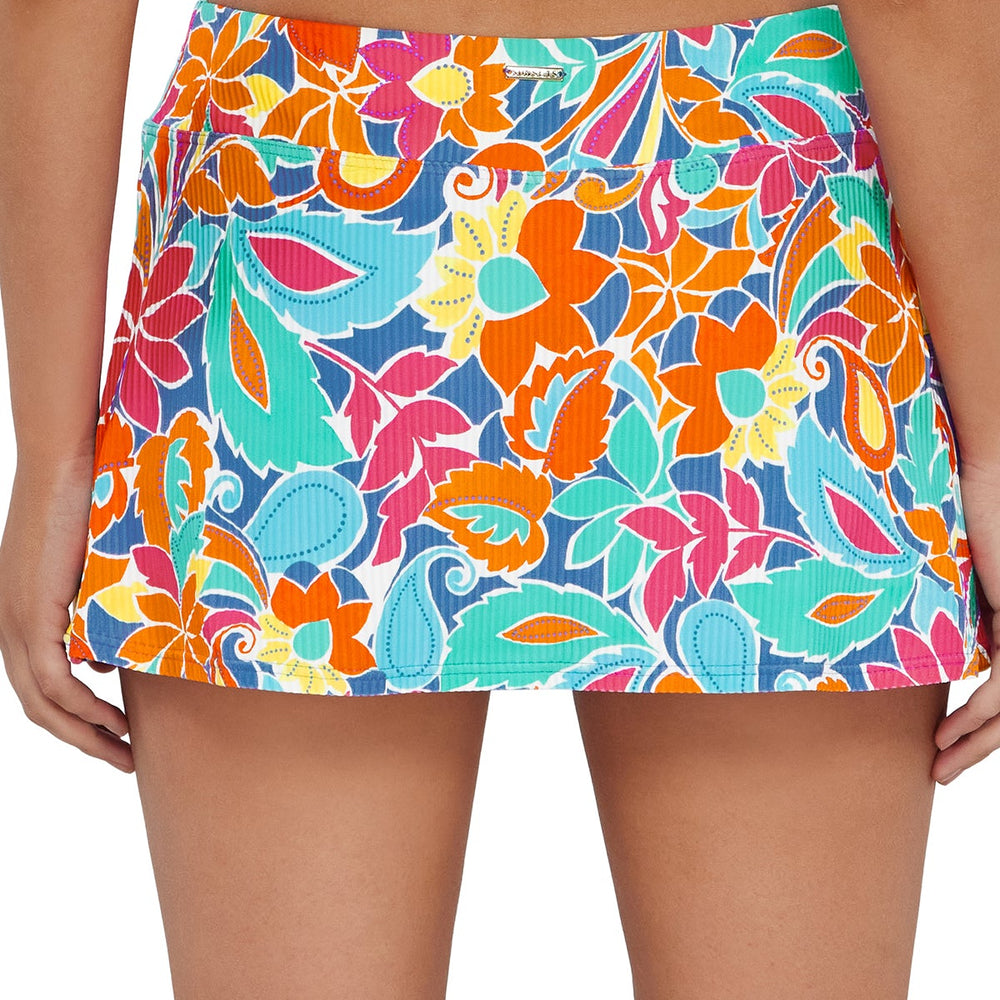 
                      
                        Sunsets Festive Floral Sandbar Rib Sporty Swim Skirt
                      
                    