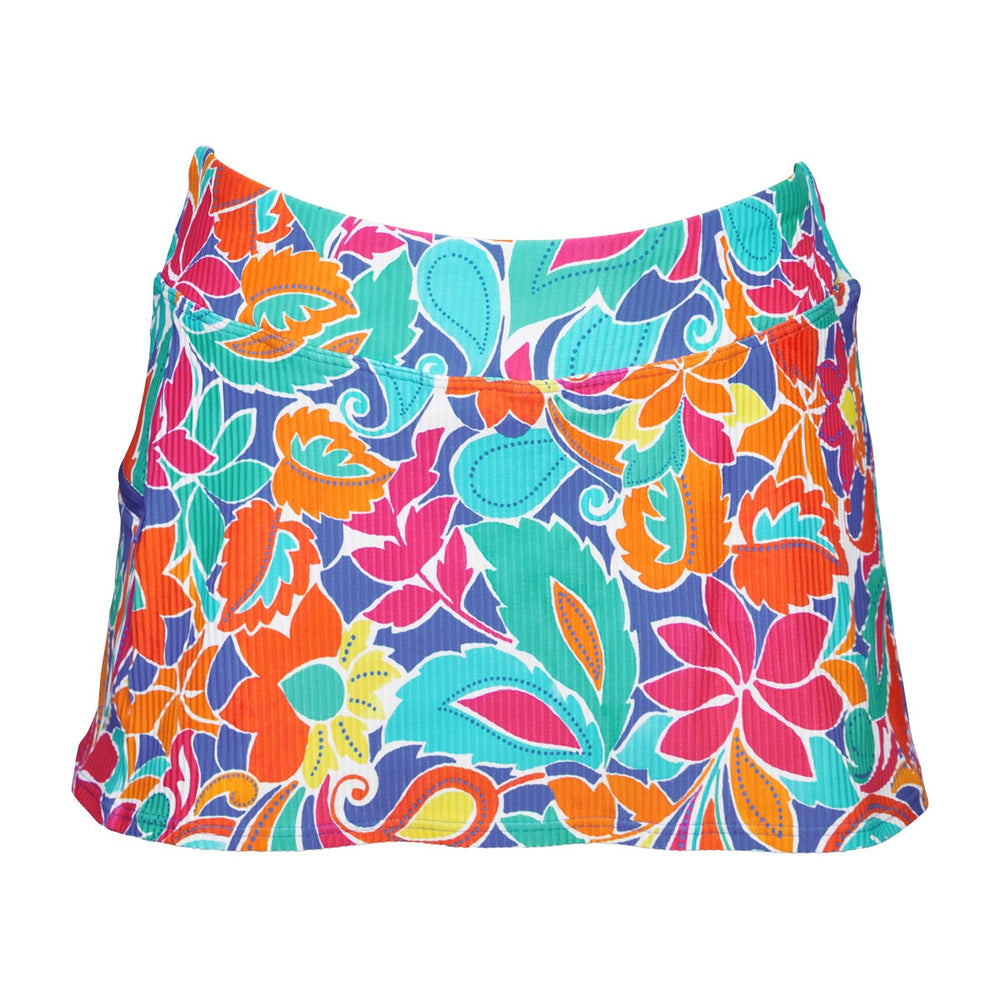 
                      
                        Sunsets Festive Floral Sandbar Rib Sporty Swim Skirt
                      
                    