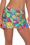 Sunsets Fiji Sandbar Rib Sporty Swim Skirt