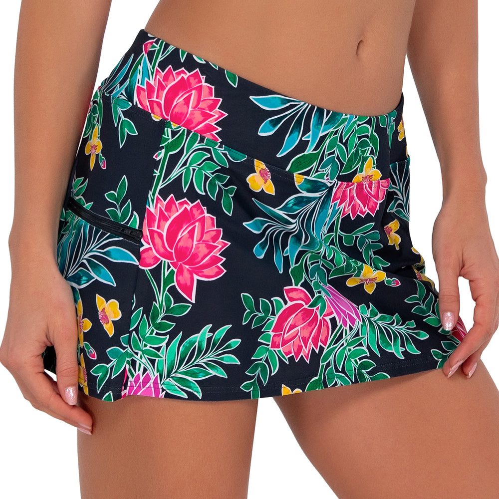 
                      
                        Sunsets Twilight Blooms Sporty Swim Skirt
                      
                    