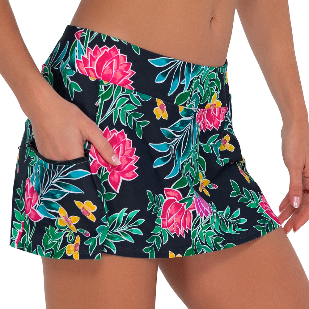 
                      
                        Sunsets Twilight Blooms Sporty Swim Skirt
                      
                    