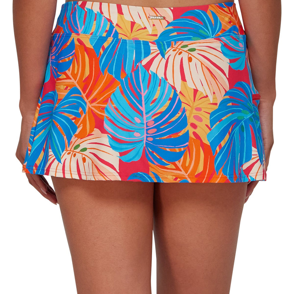 Sunsets Zesty Tropicana Sporty Swim Skirt Bottom