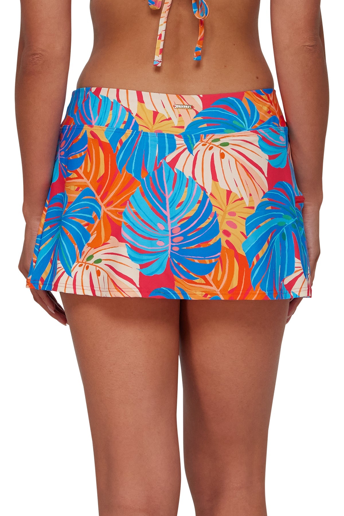 Sunsets Zesty Tropicana Sporty Swim Skirt Bottom