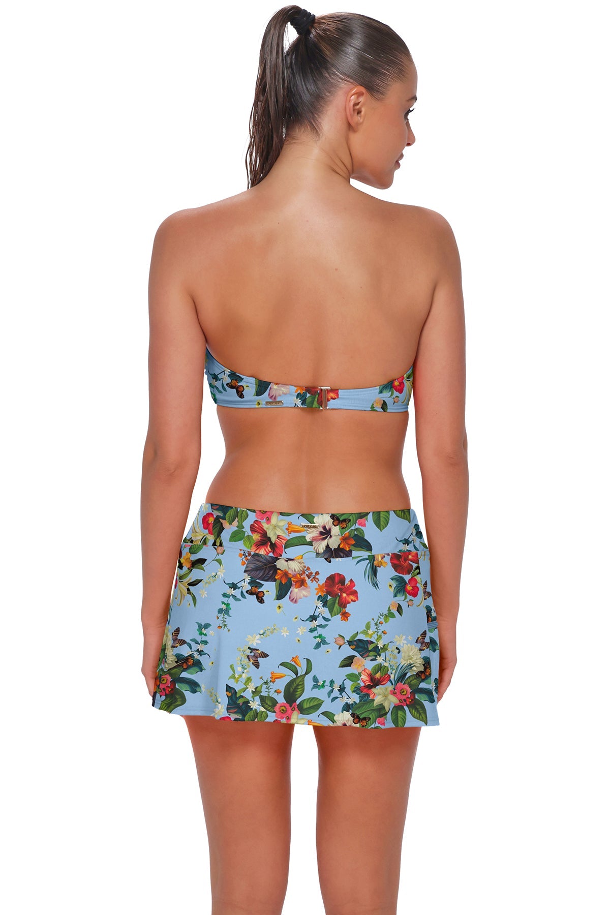 Sunsets Budding Romance Sporty Swim Skirt
