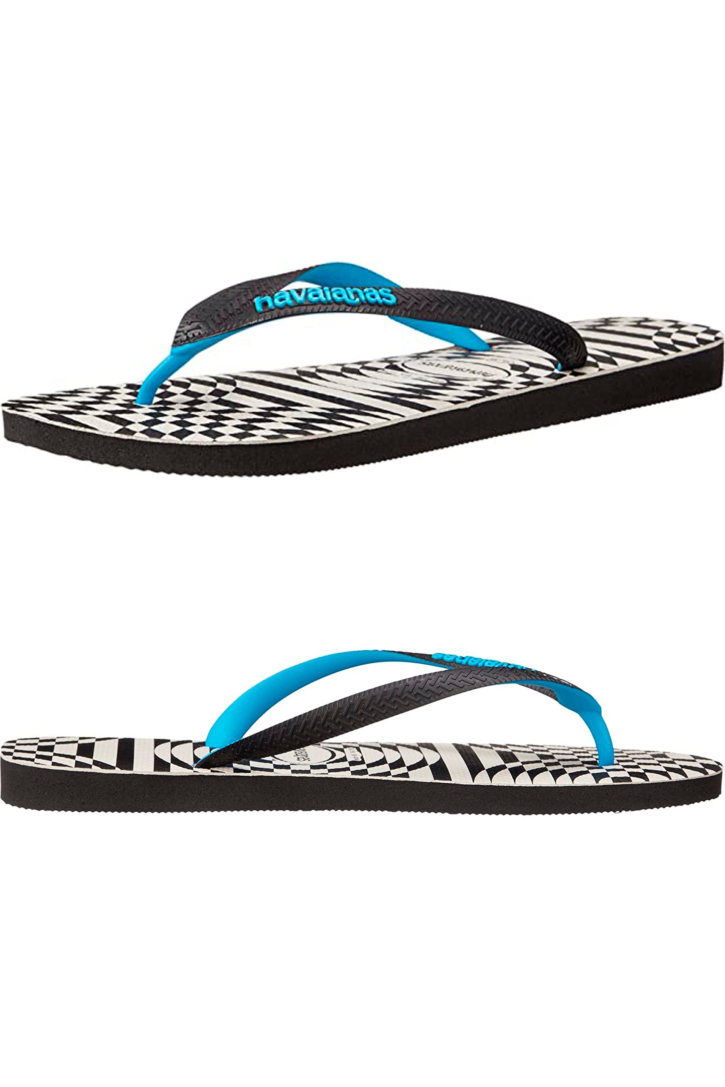 Havaianas Checkered Black Flip Flop