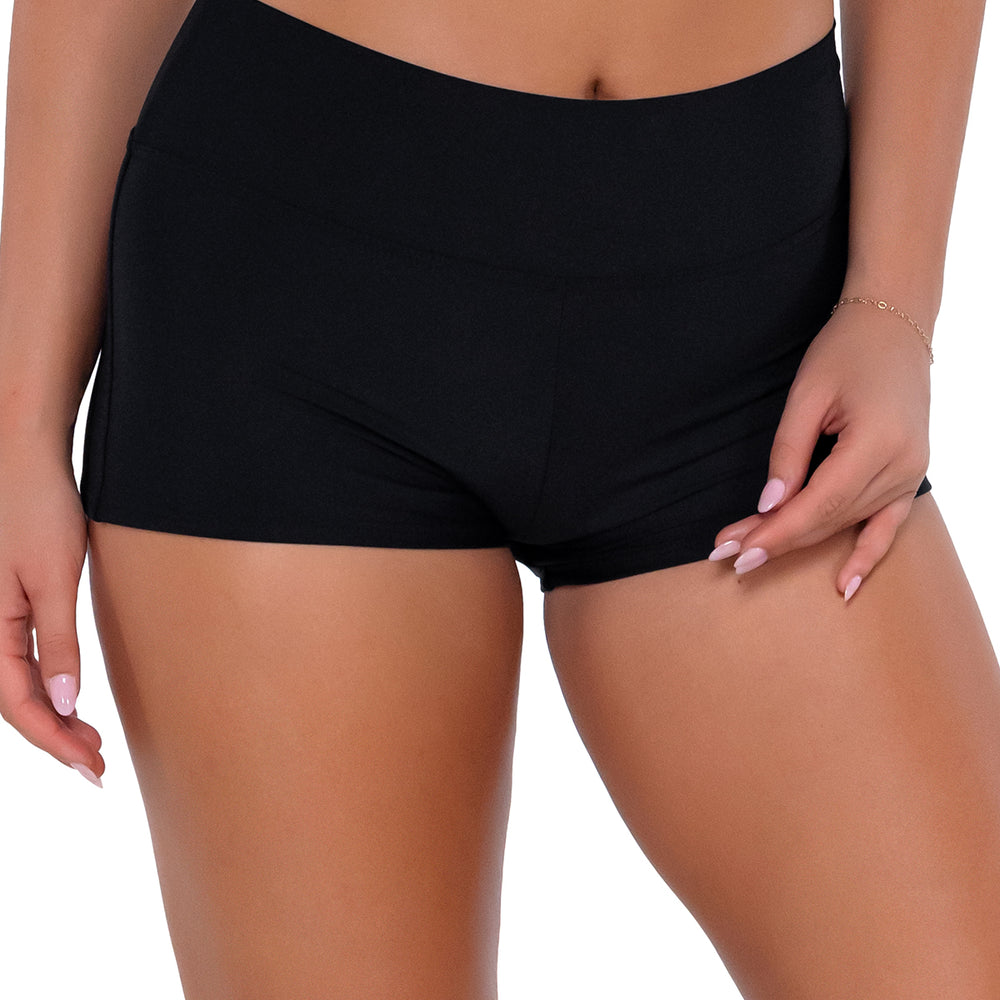 Sunsets Black Kinsley Swim Shorts