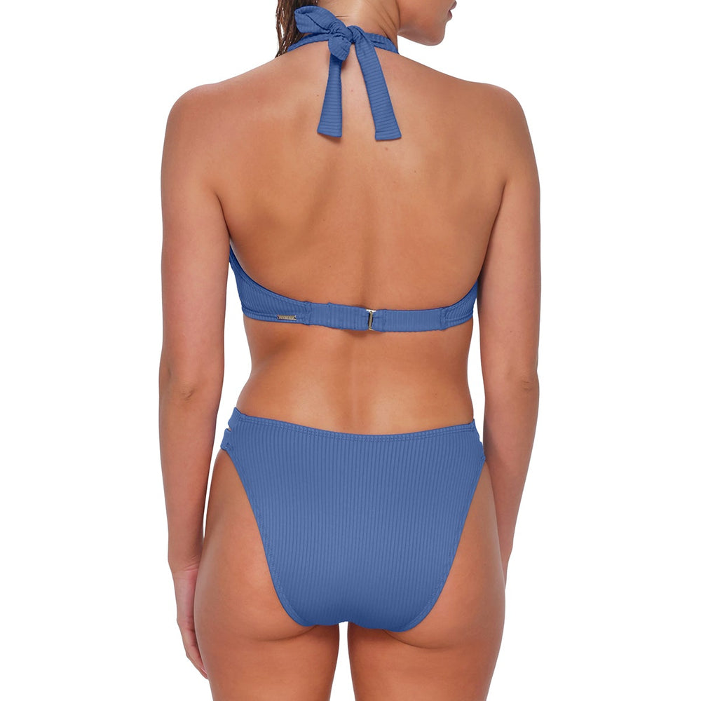 
                      
                        Sunsets Harbor Blue Sandbar Rib Muse Halter Top
                      
                    