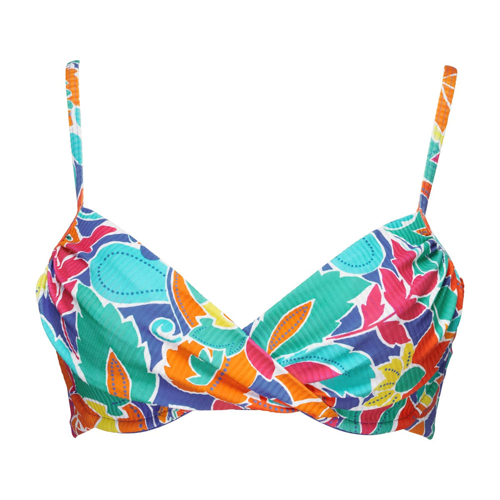 
                      
                        Sunsets Festive Floral Sandbar Rib Crossroads Underwire Top
                      
                    