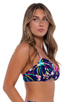 Sunsets Island Getaway Crossroads Underwire Bikini Top Cup Sizes E to H