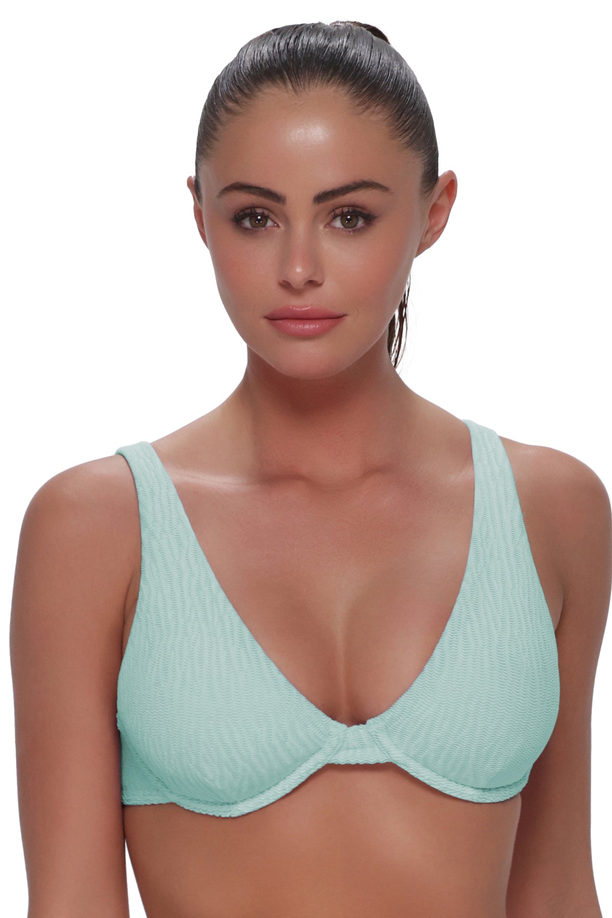 Pacifica by Sunsets Mint Scrunch Emery Top