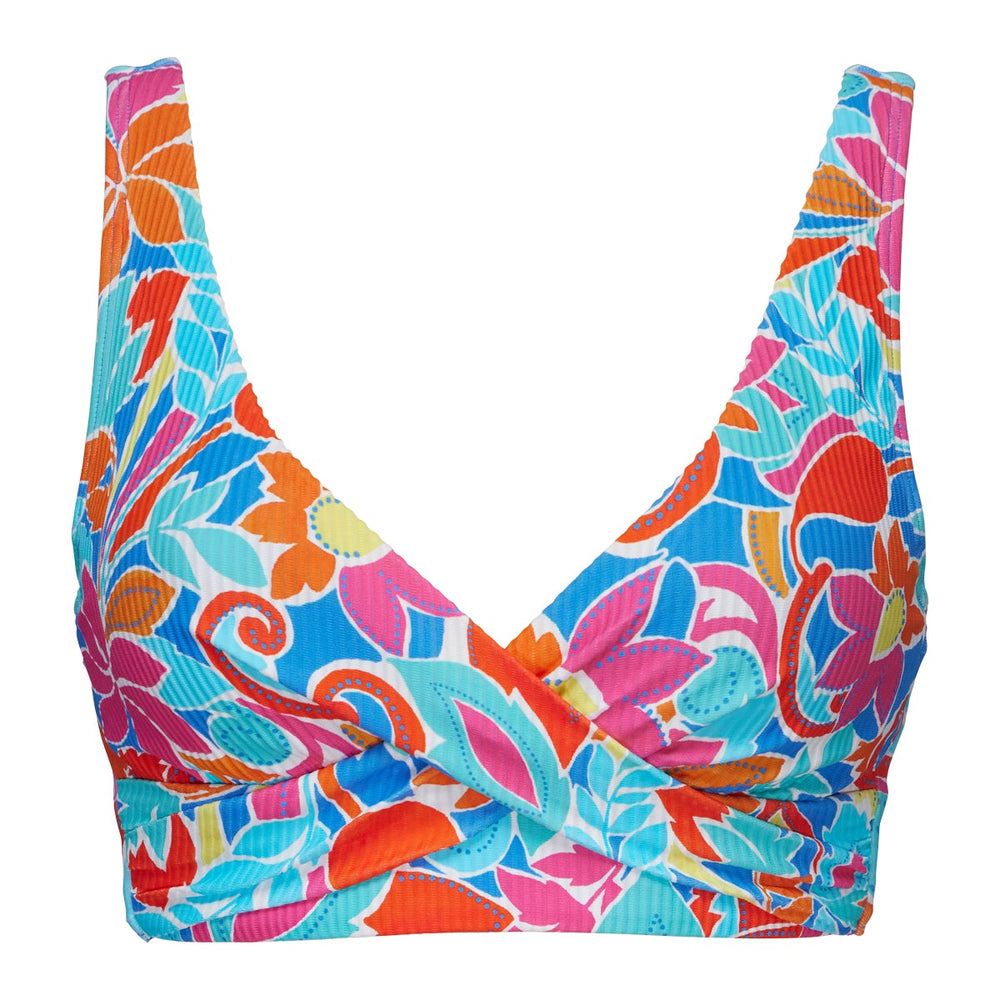 
                      
                        Sunsets Festive Floral Sandbar Rib Elsie Top
                      
                    