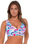 Sunsets Making Waves Elsie Bikini Top Cup Sizes E to H