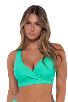  Sunsets Mint Elsie Bikini Top Cup Sizes E to H