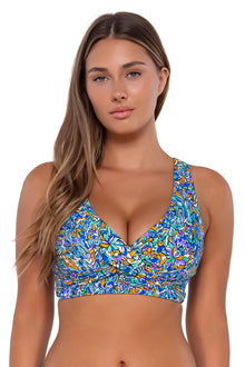  Sunsets Pansy Fields Elsie Bikini Top Cup Sizes E to H