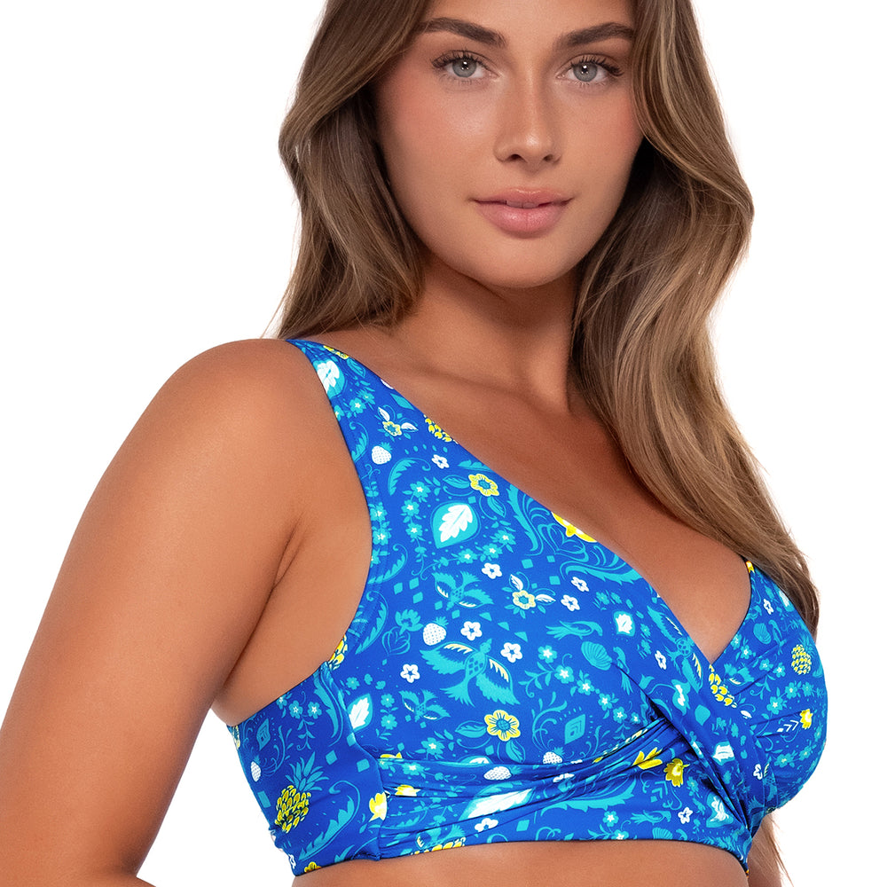 
                      
                        Sunsets Pineapple Grove Elsie Bikini Top Cup Sizes C to DD
                      
                    