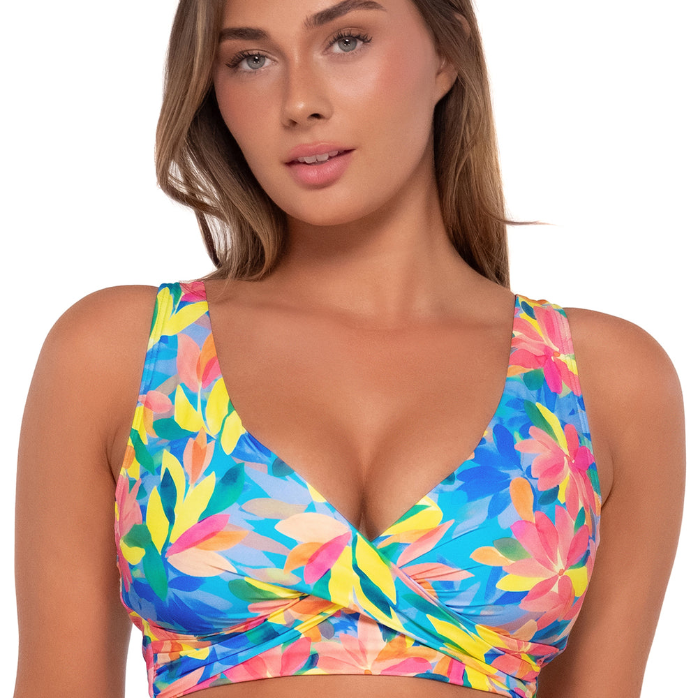 
                      
                        Sunsets Shoreline Petals Elsie Bikini Top Cup Sizes C to DD
                      
                    