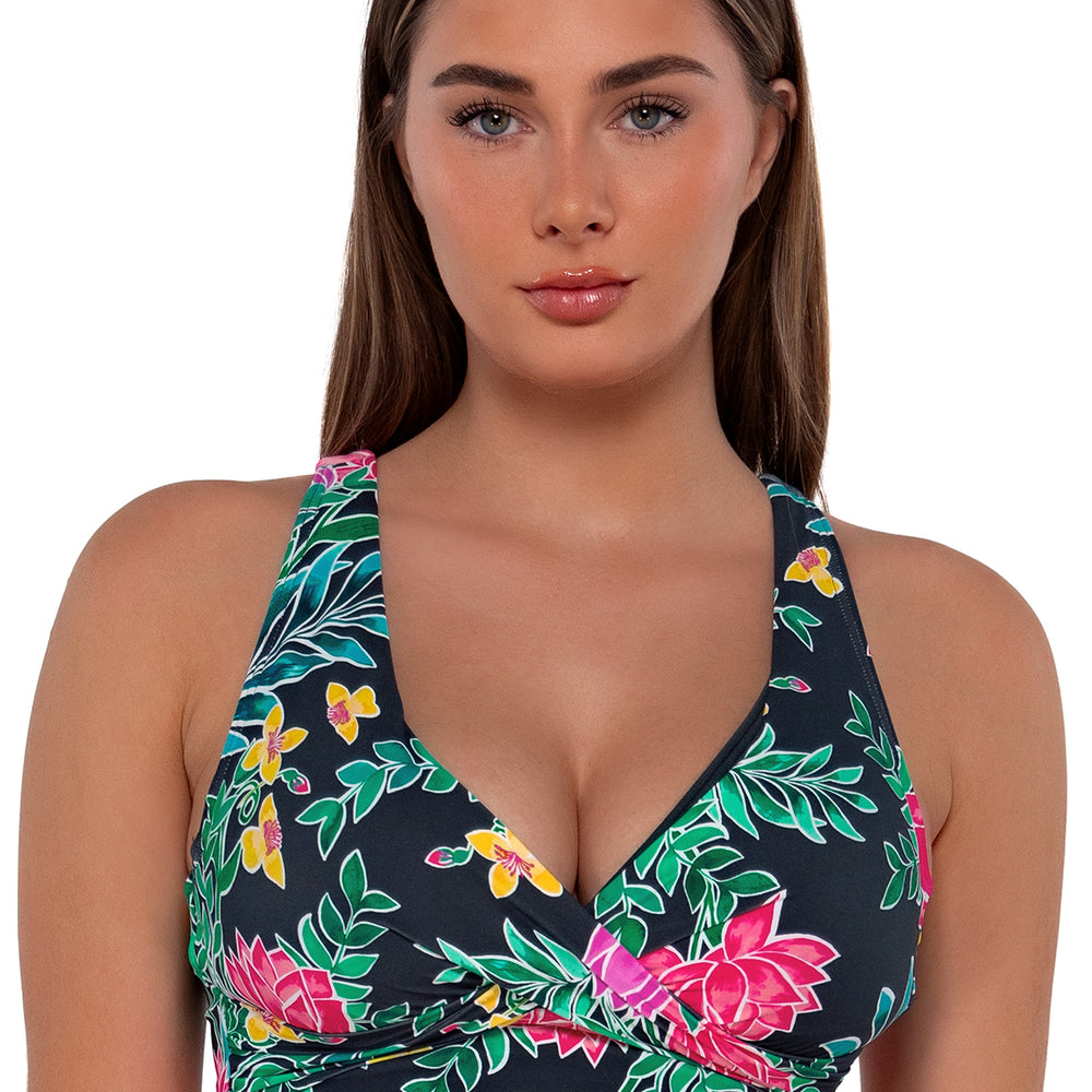 
                      
                        Sunsets Twilight Blooms Elsie Bikini Top Cup Sizes E to H
                      
                    