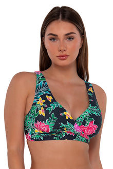  Sunsets Twilight Blooms Elsie Bikini Top Cup Sizes E to H