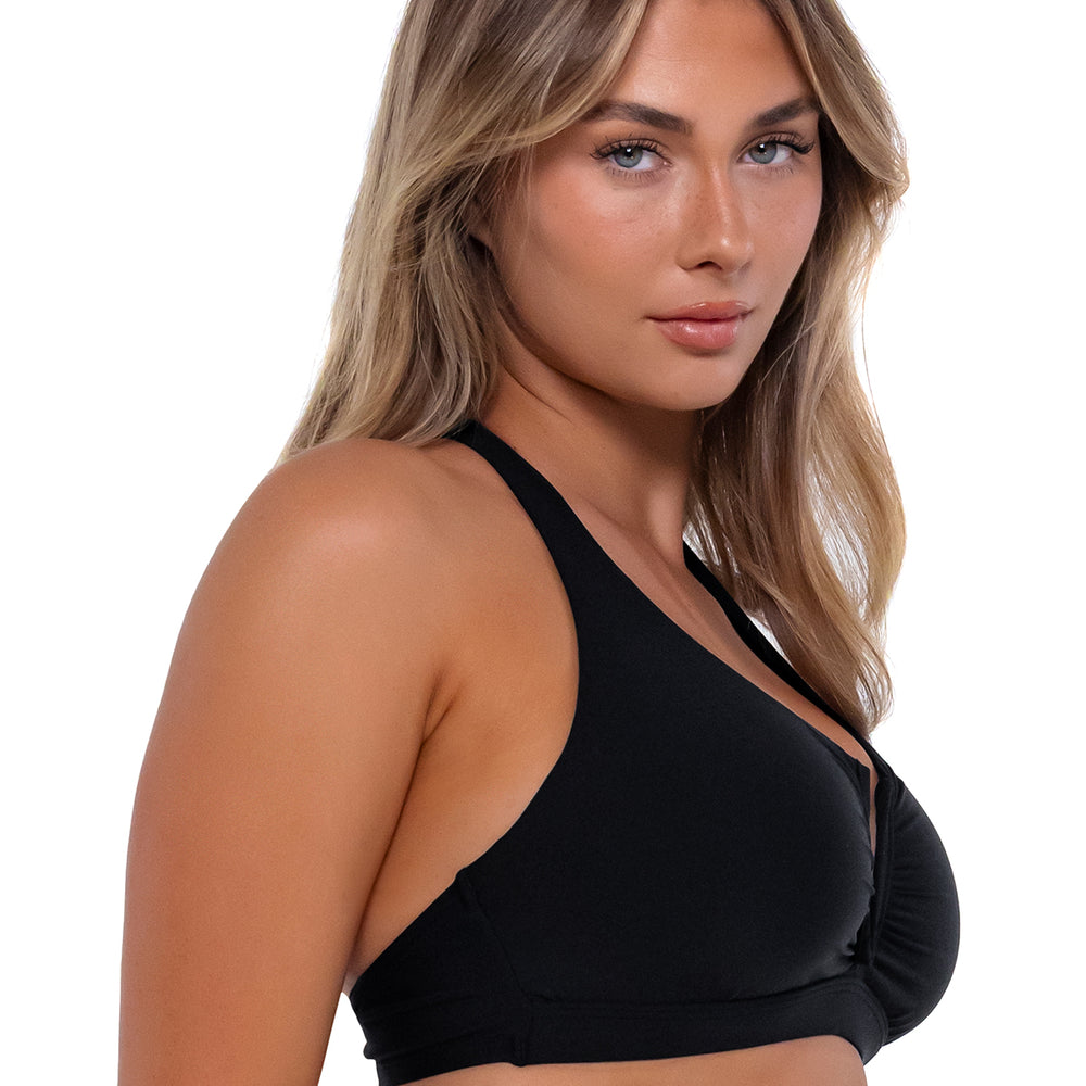 
                      
                        Sunsets Black Vienna V-Wire Bikini Top Cup Sizes C to DD
                      
                    