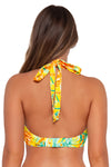 Sunsets Golden Tropics Sandbar Rib Vienna V-Wire Bikini Top Cup Sizes E to H