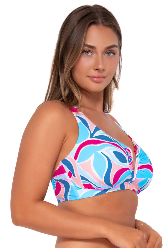 Sunsets Making Waves Vienna V-Wire Bikini Top Cup Sizes E to H