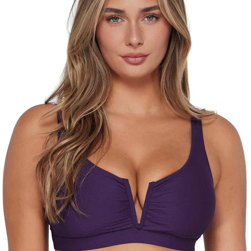 
                      
                        Sunsets Paradise Plum Vienna V-Wire Top
                      
                    