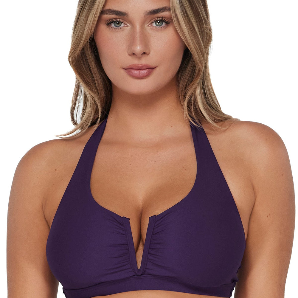 
                      
                        Sunsets Paradise Plum Vienna V-Wire Top
                      
                    