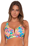 Sunsets Shoreline Petals Vienna V-Wire Bikini Top Cup Sizes C to DD