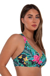 Sunsets Twilight Blooms Vienna V-Wire Bikini Top Cup Sizes E to H