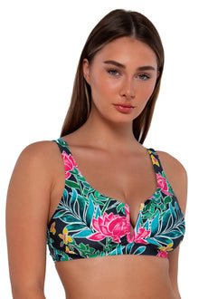  Sunsets Twilight Blooms Vienna V-Wire Bikini Top Cup Sizes C to DD