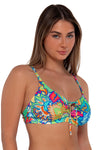 Sunsets Fiji Sandbar Rib Kauai Keyhole Bikini Top Cup Sizes E to H