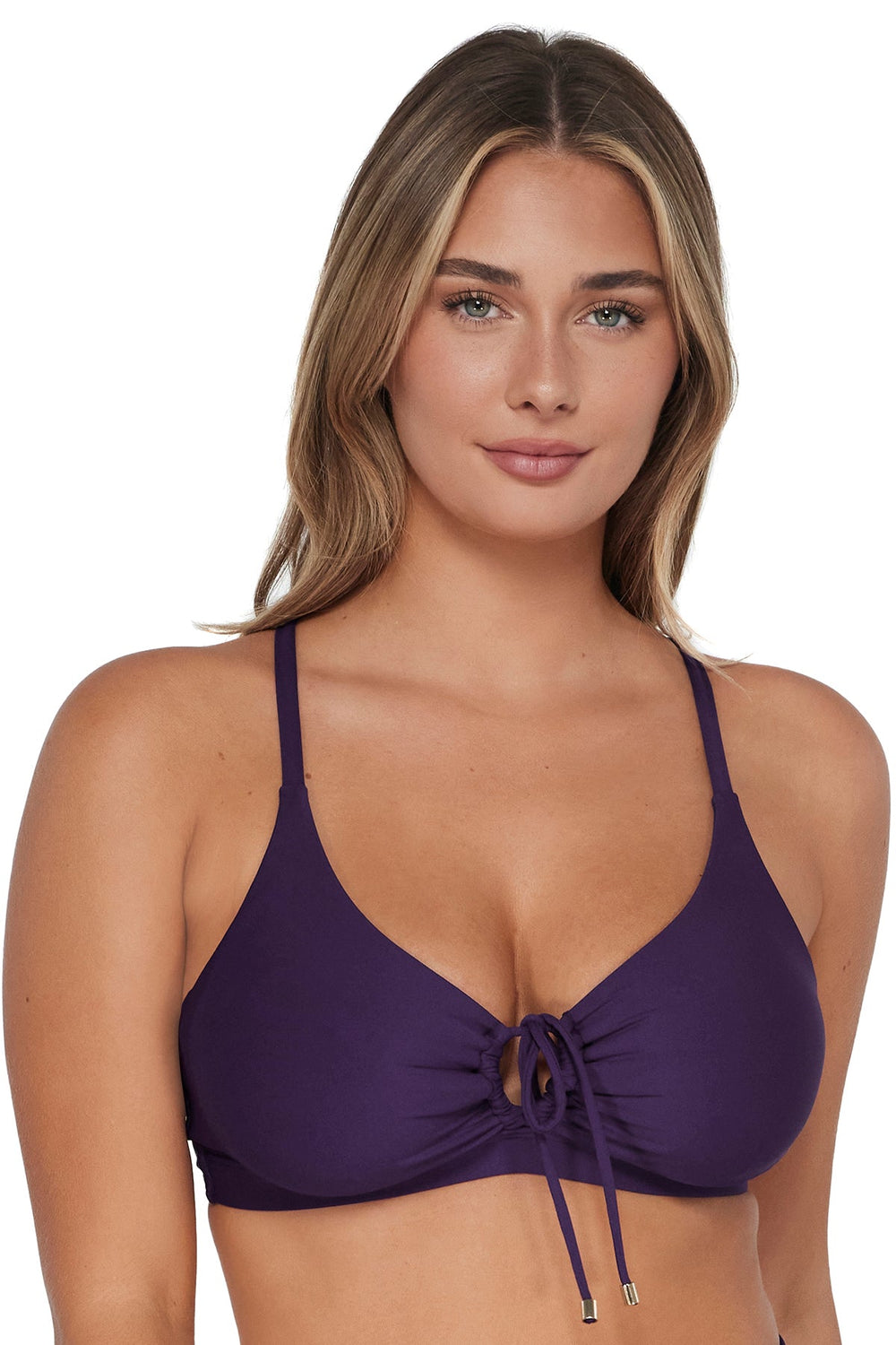 Sunsets Paradise Plum Kauai Keyhole Top