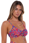 Sunsets Rue Paisley Kauai Keyhole Bikini Top Cup Sizes E to H