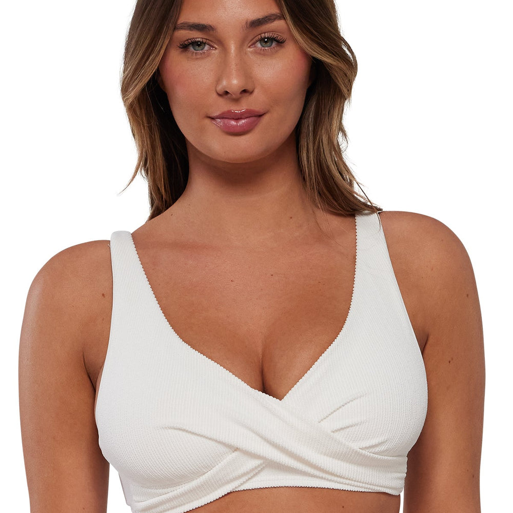 Pacifica Coconut Sorbet Mirabella Top with Trim