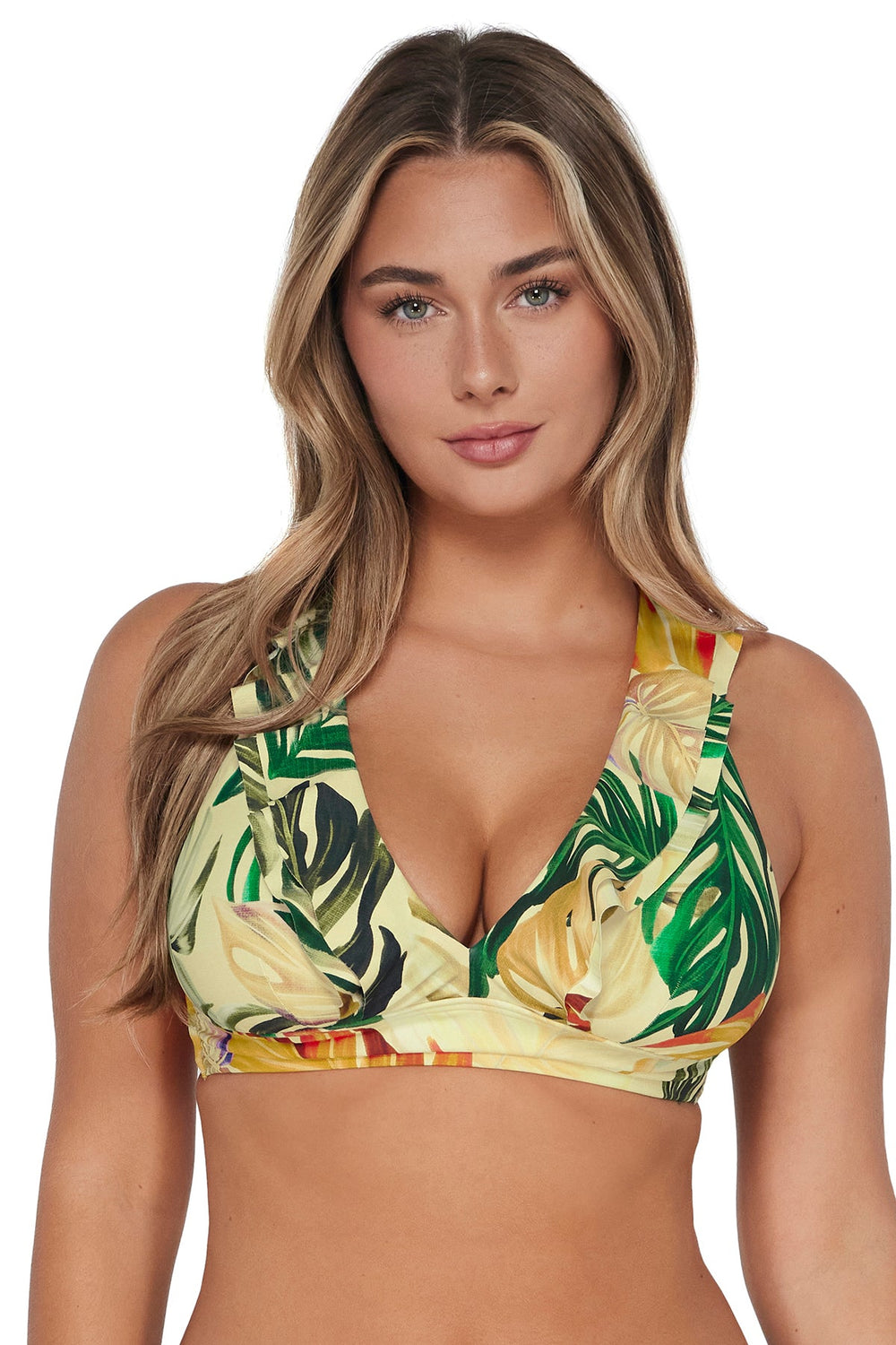 Sunsets Amber Oasis Willa Wireless Top