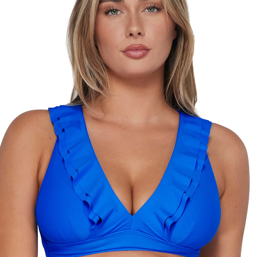 
                      
                        Sunsets Electric Blue Willa Wireless Top
                      
                    