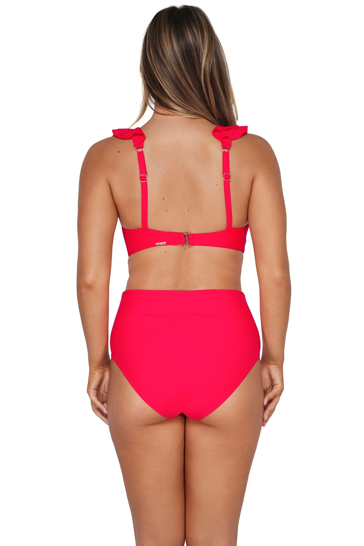 Sunsets Geranium Capri High Waist Bottom