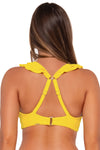 Sunsets Lemon Zest Sandbar Rib Willa Wireless Bikini Top Cup Sizes C to DD