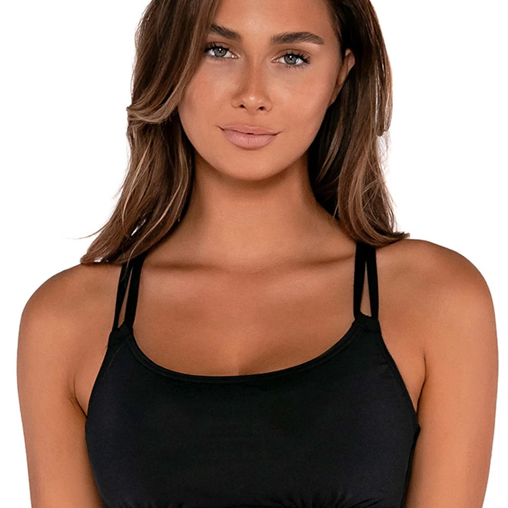 Sunsets Black Taylor Bralette Bikini Top Cup Sizes C to DD