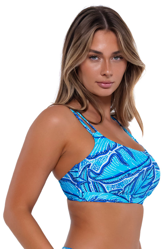 Sunsets Seaside Vista Taylor Bralette Bikini Top Cup Sizes C to DD