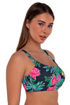 Sunsets Twilight Blooms Taylor Bralette Bikini Top Cup Sizes C to DD