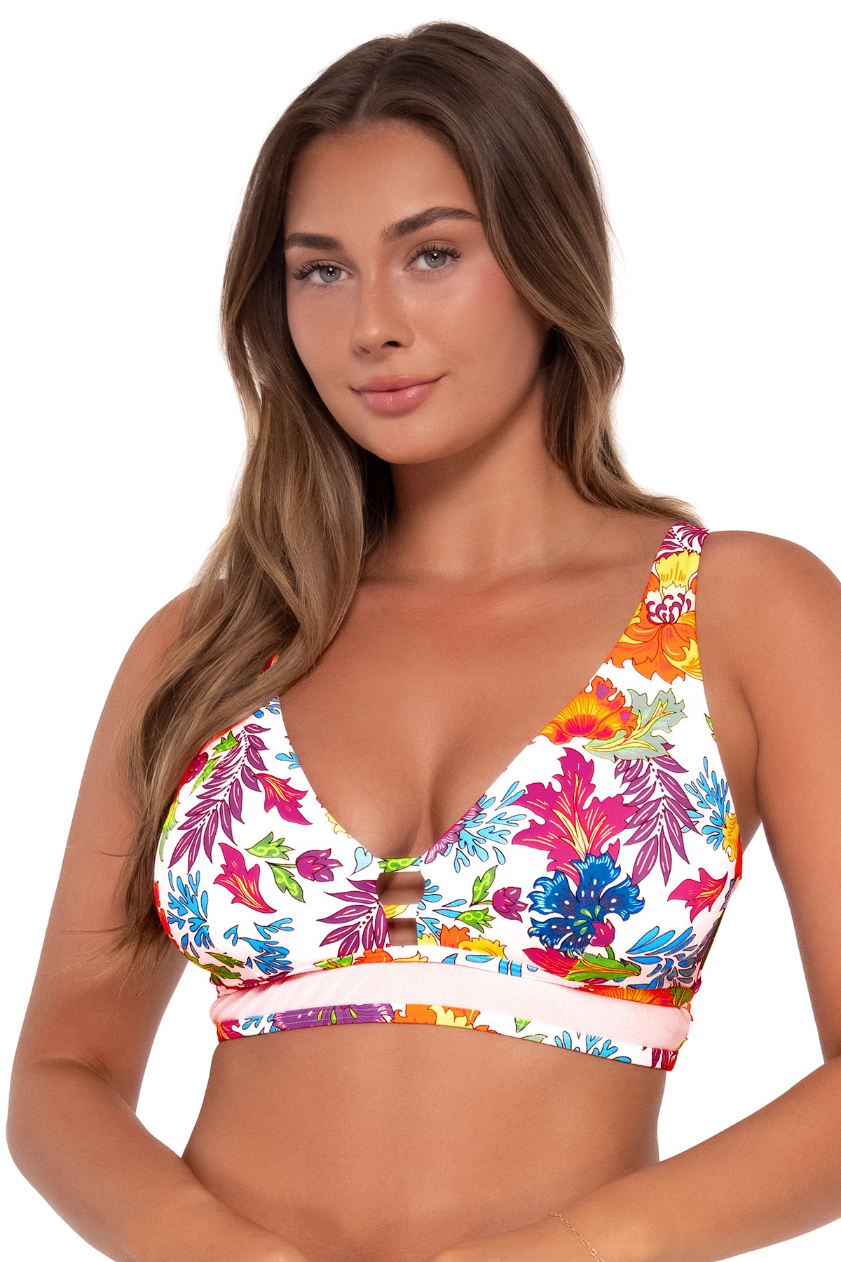 Sunsets Camilla Flora Danica Bikini Top Cup Sizes E to H